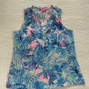 Lilly Pulitzer Essie Tank, Size M, EUC